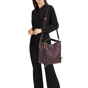 Rebecca Minkoff NWT Purple Mab Hobo Malbec Purse